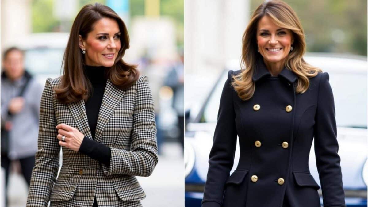 Kate Middleton and Melania Trump coordinated their outfits in the UK, both embracing this season's jacket trend